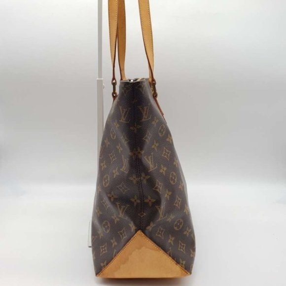 100% Authentic Louis Vuitton Cabas Mezzo Browns Monogram Tote Bag #0695 - Picture 2 of 16